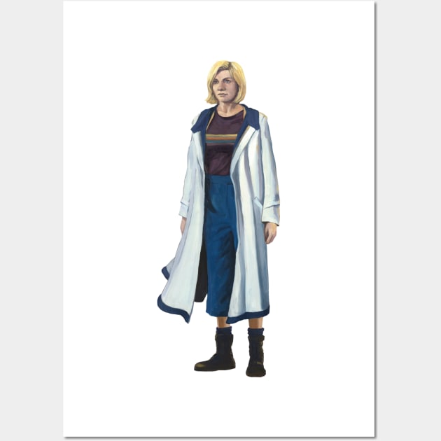 The 13th Dr Who: Jodie Whittaker Wall Art by Kavatar